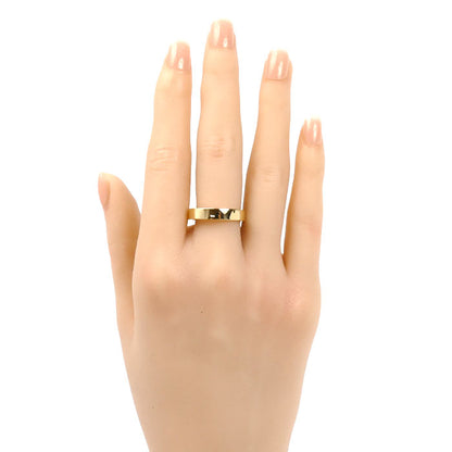 TIFFANY&Co. ティファニー K18YG イエローゴールド フラットバンドリング リング・指輪 15号 5.6g レディース【中古】