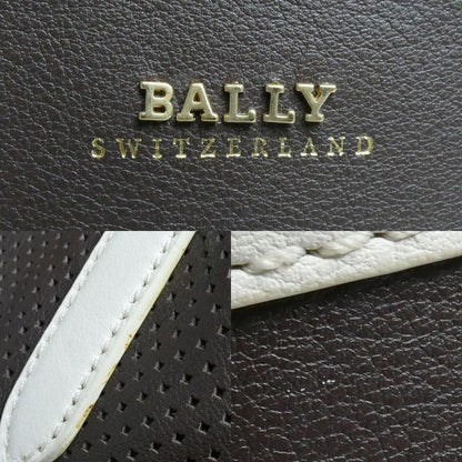BALLY バリー ハンドバッグ ブラウン ホワイト レディース【中古】