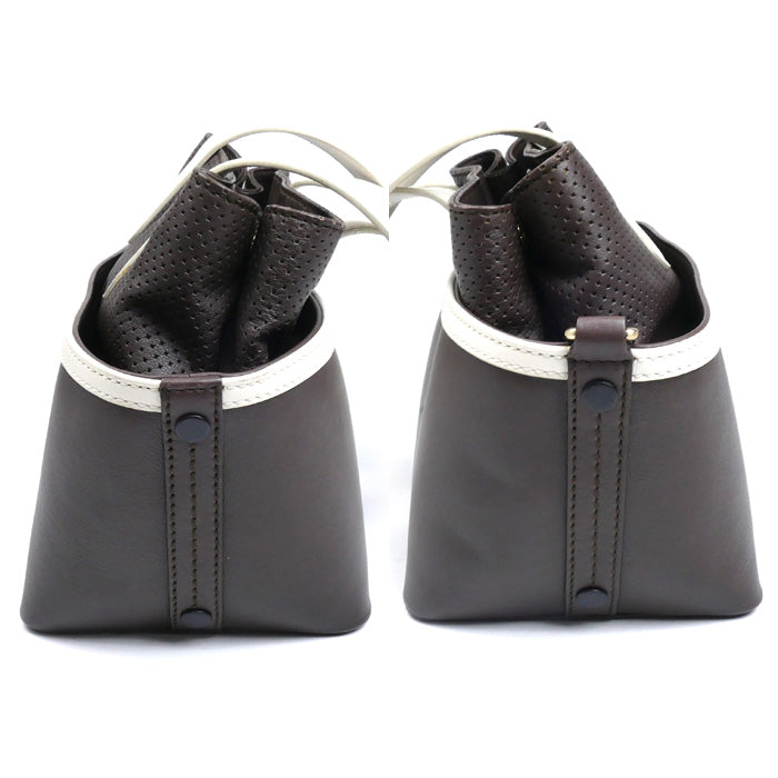 BALLY バリー ハンドバッグ ブラウン ホワイト レディース【中古】