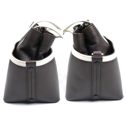 BALLY バリー ハンドバッグ ブラウン ホワイト レディース【中古】