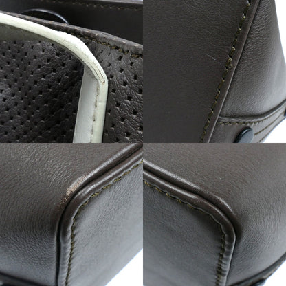 BALLY バリー ハンドバッグ ブラウン ホワイト レディース【中古】