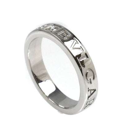 BVLGARI ブルガリ K18WG ホワイトゴールド B-ZERO1 エッセンシャルバンドリング リング・指輪 339986 ダイヤモンド 13号 6.7g レディース【中古】