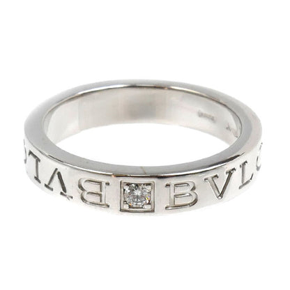 BVLGARI ブルガリ K18WG ホワイトゴールド B-ZERO1 エッセンシャルバンドリング リング・指輪 339986 ダイヤモンド 13号 6.7g レディース【中古】