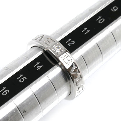 BVLGARI ブルガリ K18WG ホワイトゴールド B-ZERO1 エッセンシャルバンドリング リング・指輪 339986 ダイヤモンド 13号 6.7g レディース【中古】