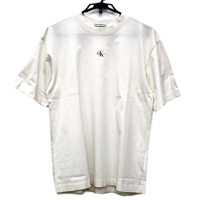 Calvin klein Jeans カルバンクラインジーンズ ロゴ 半袖Ｔシャツ ライトベージュ S メンズ【中古】