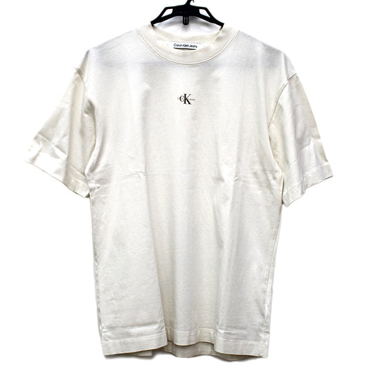 Calvin klein Jeans カルバンクラインジーンズ ロゴ 半袖Ｔシャツ ライトベージュ S メンズ【中古】