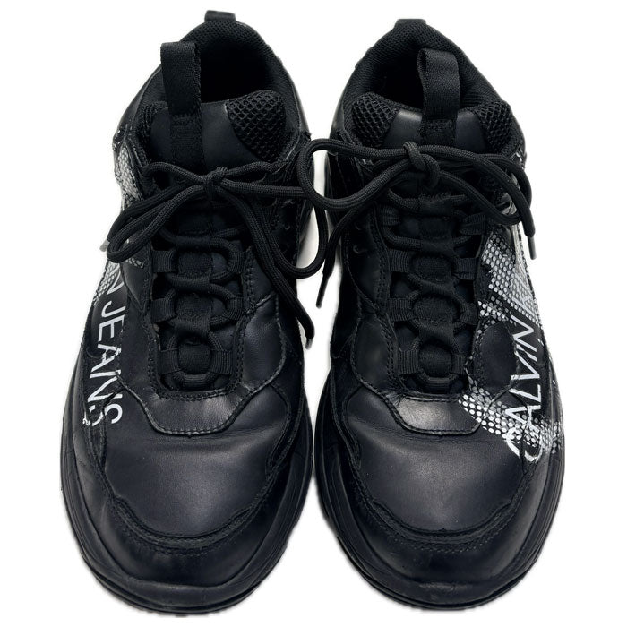 Calvin klein Jeans カルバンクラインジーンズ スニーカー ブラック B4S0721 25.5～26ｃｍ メンズ【中古】