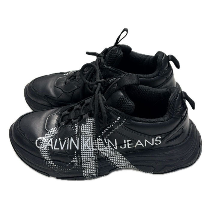 Calvin klein Jeans カルバンクラインジーンズ スニーカー ブラック B4S0721 25.5～26ｃｍ メンズ【中古】