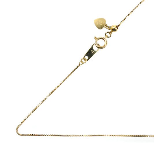 K18YG イエローゴールド ネックレス ベネチアン 2.2g ～45cm フリーチェーン レディース【中古】