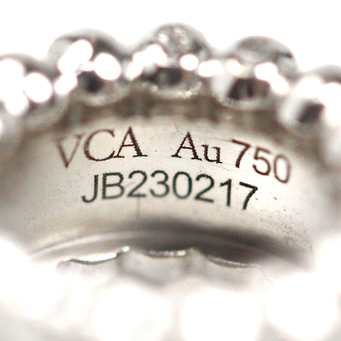 Van Cleef & Arpels ヴァンクリーフ＆アーペル K18WG ホワイトゴールド ペルレ ペンダントトップ 3.1g レディース【中古】【美品】