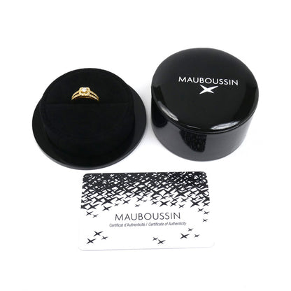 MAUBOUSSIN モーブッサン K18YG イエローゴールド チャンス・オブ・ラブ No2 リング・指輪 RI0488YGDI53 ダイヤモンド 13号 3.9g レディース【中古】