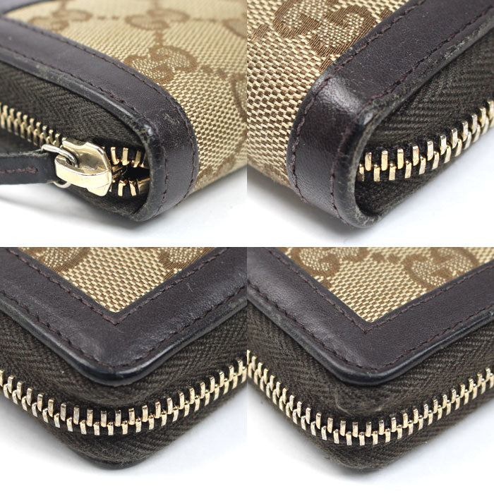 GUCCI グッチ スーキー インターロッキングG 長財布 ベージュ ブラウン 308012 レディース【中古】