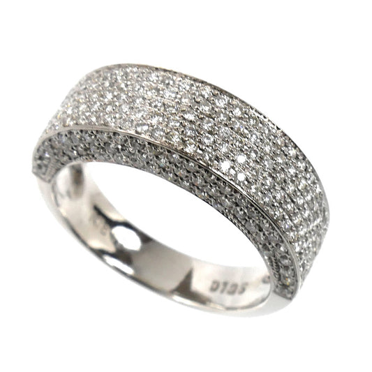 K18WG ホワイトゴールド リング・指輪 ダイヤモンド1.25ct 10号 4.2g レディース【中古】【美品】