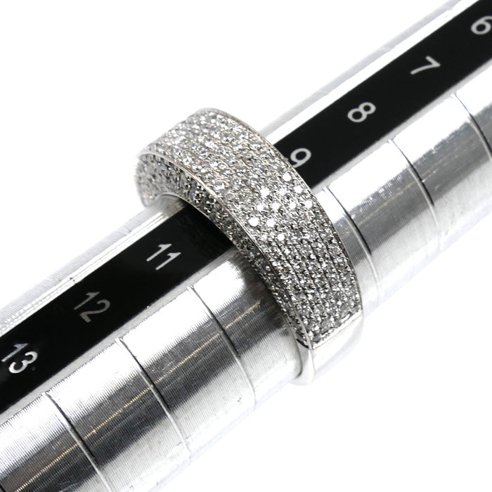 K18WG ホワイトゴールド リング・指輪 ダイヤモンド1.25ct 10号 4.2g レディース【中古】【美品】