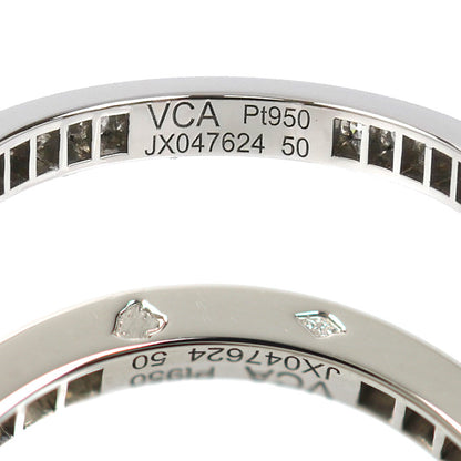 Van Cleef & Arpels ヴァンクリーフ＆アーペル Pt950プラチナ ロマンスエタニティ リング・指輪 VCAR01W000 10号 50 2.8g レディース【中古】【美品】