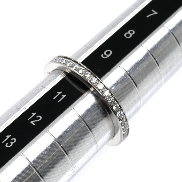 Van Cleef & Arpels ヴァンクリーフ＆アーペル Pt950プラチナ ロマンスエタニティ リング・指輪 VCAR01W000 10号 50 2.8g レディース【中古】【美品】