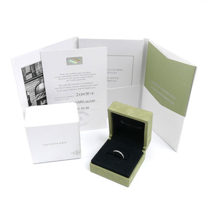 Van Cleef & Arpels ヴァンクリーフ＆アーペル Pt950プラチナ ロマンスエタニティ リング・指輪 VCAR01W000 10号 50 2.8g レディース【中古】【美品】