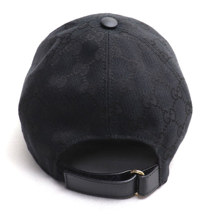 GUCCI グッチ シュリーライン GG キャップ ブラック 200035 L メンズ【中古】