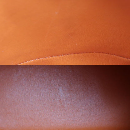 HERMES エルメス ボリード27 ヴォーエプソン 2Wayショルダーバッグ オレンジ レディース □N【中古】