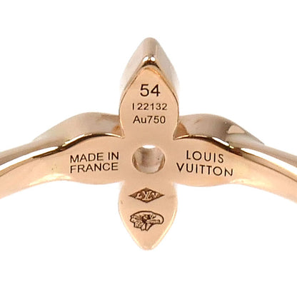 LOUIS VUITTON ルイ・ヴィトン K18PG ピンクゴールド イディール ブロッサム リング・指輪 Q0Q50H ダイヤモンド 13.5号 54 2.7g レディース【中古】【美品】