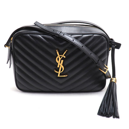 SAINT LAURENT サンローラン ルー カメラバッグ ショルダーバッグ ブラック 612544 レディース【中古】【美品】