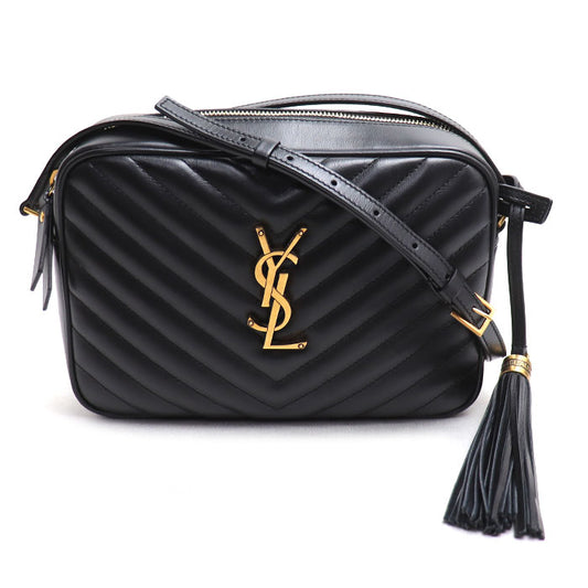 SAINT LAURENT サンローラン ルー カメラバッグ ショルダーバッグ ブラック 612544 レディース【中古】【美品】