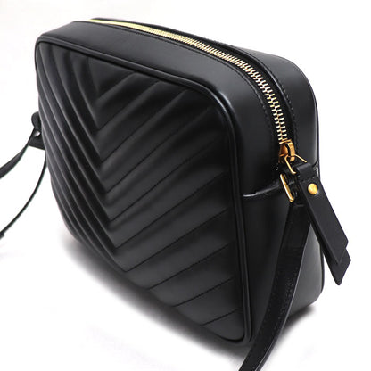SAINT LAURENT サンローラン ルー カメラバッグ ショルダーバッグ ブラック 612544 レディース【中古】【美品】
