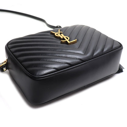 SAINT LAURENT サンローラン ルー カメラバッグ ショルダーバッグ ブラック 612544 レディース【中古】【美品】