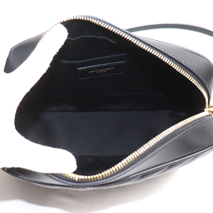 SAINT LAURENT サンローラン ルー カメラバッグ ショルダーバッグ ブラック 612544 レディース【中古】【美品】