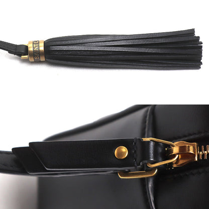 SAINT LAURENT サンローラン ルー カメラバッグ ショルダーバッグ ブラック 612544 レディース【中古】【美品】