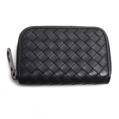 BOTTEGAVENETA ボッテガヴェネタ イントレチャート コインケース ブラック 473010 ユニセックス【中古】