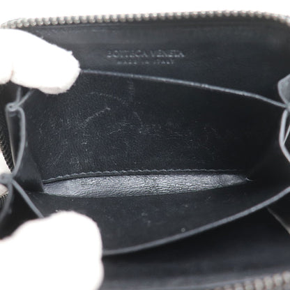 BOTTEGAVENETA ボッテガヴェネタ イントレチャート コインケース ブラック 473010 ユニセックス【中古】