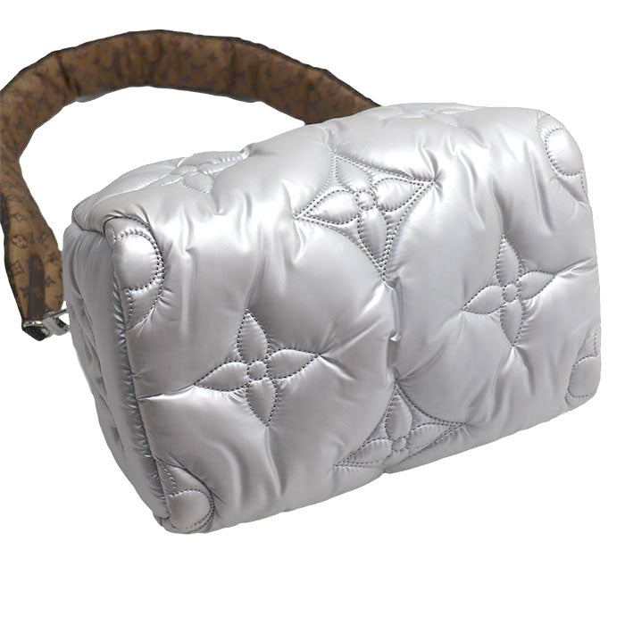 LOUIS VUITTON ルイ・ヴィトン スピーディ バンドリエール25 2Wayショルダーバッグ モノグラム LV ピロー シルバー M20973 ICチップ レディース【中古】【美品】