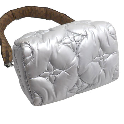 LOUIS VUITTON ルイ・ヴィトン スピーディ バンドリエール25 2Wayショルダーバッグ モノグラム LV ピロー シルバー M20973 ICチップ レディース【中古】【美品】