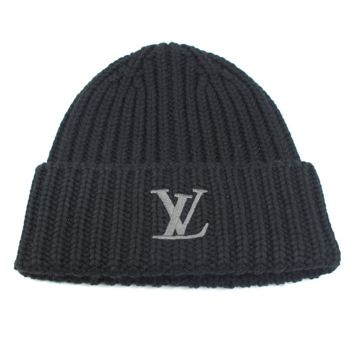 LOUIS VUITTON ルイ・ヴィトン ビーニー オンリー LV ニットキャップ ブラック M77277 MY3234 レディース【中古】【美品】