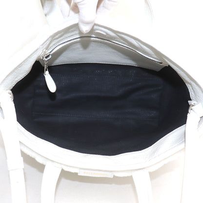 BALENCIAGA バレンシアガ バルベス スモール 2Wayショルダーバッグ ホワイト 671404 レディース【中古】
