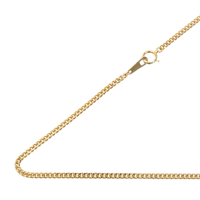 K18YG イエローゴールド ネックレス 喜平2面カット 10.1g 60cm ユニセックス【中古】