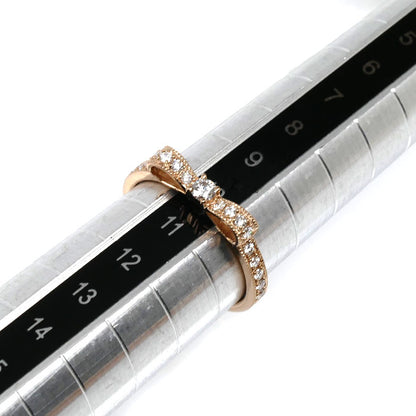 Avaron K18PG ピンクゴールド リング・指輪 BNR-175 ダイヤモンド0.25ct 10号 2.2g レディース【中古】