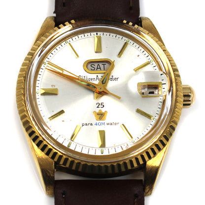 CITIZEN シチズン Auto Dater 25 腕時計 自動巻き メンズ ADSG1302-TA【中古】