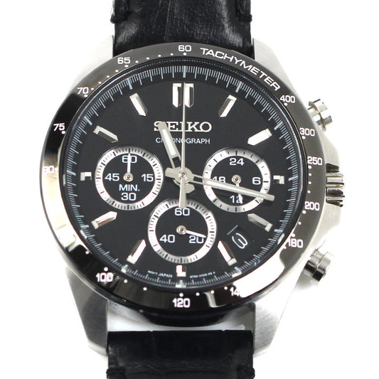 SEIKO セイコー クロノグラフ 腕時計 電池式 SBTR021/8T63-00D0 メンズ【中古】【美品】