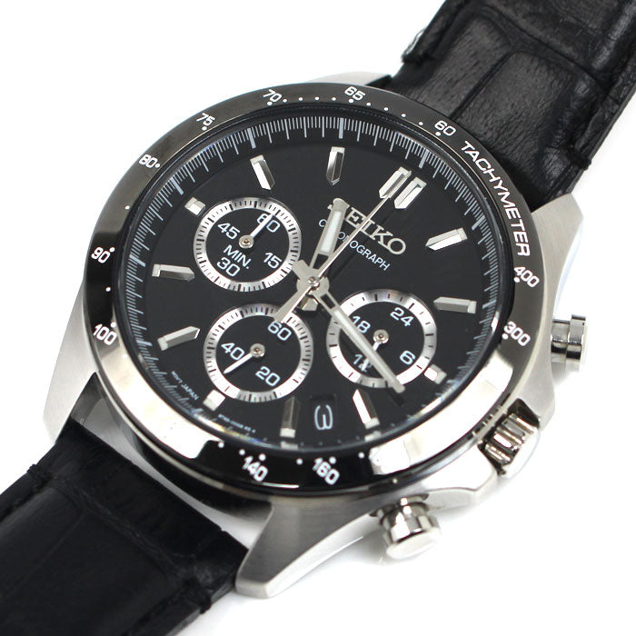 SEIKO セイコー クロノグラフ 腕時計 電池式 SBTR021/8T63-00D0 メンズ【中古】【美品】