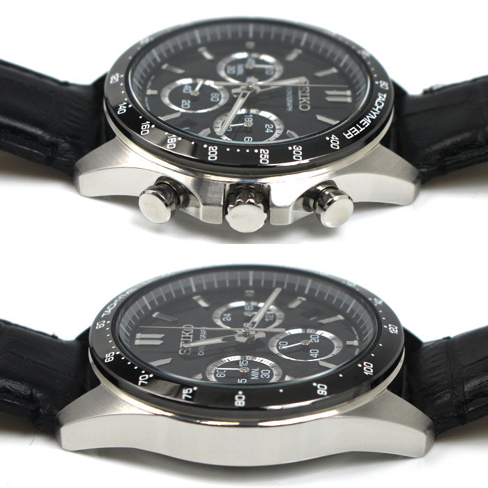 SEIKO セイコー クロノグラフ 腕時計 電池式 SBTR021/8T63-00D0 メンズ【中古】【美品】