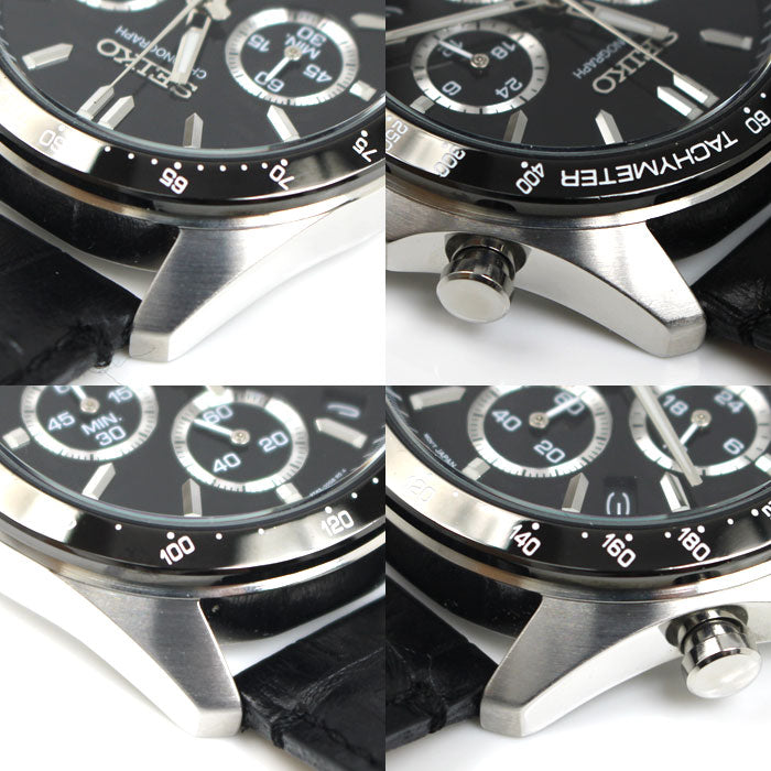SEIKO セイコー クロノグラフ 腕時計 電池式 SBTR021/8T63-00D0 メンズ【中古】【美品】