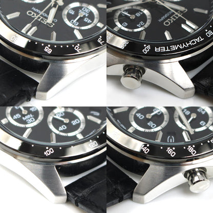 SEIKO セイコー クロノグラフ 腕時計 電池式 SBTR021/8T63-00D0 メンズ【中古】【美品】