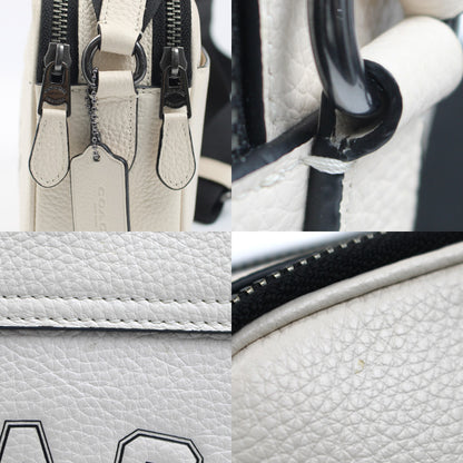 COACH コーチ グラハム クロスボディ ヴァーシティ モチーフ ショルダーバッグ チョーク/ブラック CAJ64 QBMQV アウトレット ユニセックス【中古】