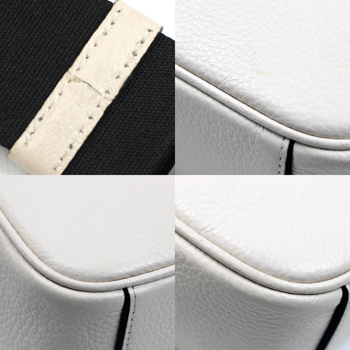 COACH コーチ グラハム クロスボディ ヴァーシティ モチーフ ショルダーバッグ チョーク/ブラック CAJ64 QBMQV アウトレット ユニセックス【中古】