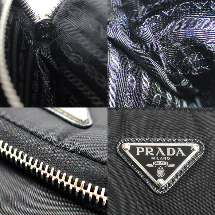 PRADA プラダ Re-Nylon フォンケース ショルダーバッグ ブラック 2ZT024_2DMI_F0002 ユニセックス【中古】