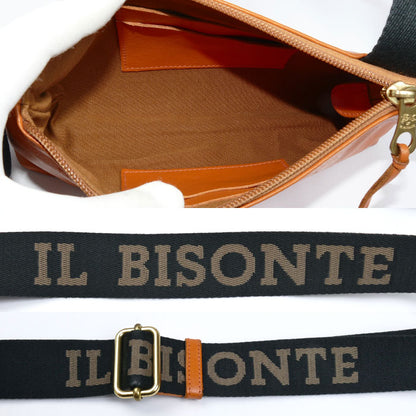 IL BISONTE イルビゾンテ ベルトバッグ ボディバッグ オレンジ 54202300911 ユニセックス【中古】