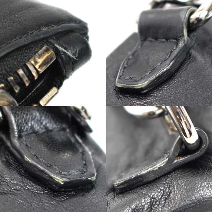 JIMMY CHOO ジミーチュウ カモフラージュ デニム ショルダーバッグ ネイビー KIMI-CDJ-0097 メンズ【中古】