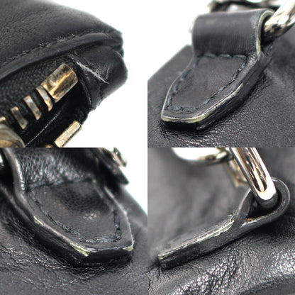 JIMMY CHOO ジミーチュウ カモフラージュ デニム ショルダーバッグ ネイビー KIMI-CDJ-0097 メンズ【中古】